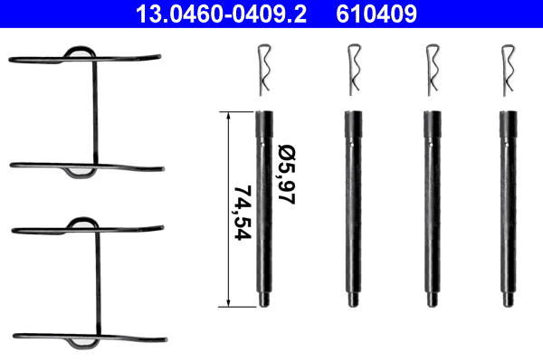 ATE Rem montageset 13.0460-0409.2