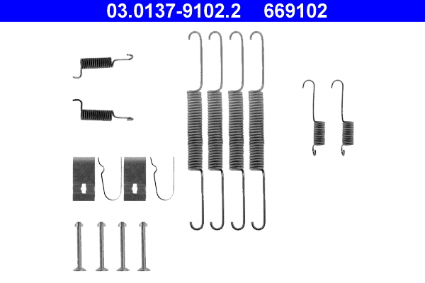 ATE Rem montageset 03.0137-9102.2