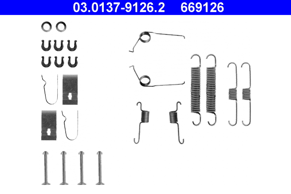 ATE Rem montageset 03.0137-9126.2