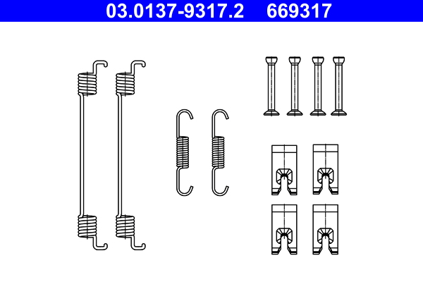 ATE Rem montageset 03.0137-9317.2