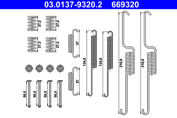 ATE Rem montageset 03.0137-9320.2