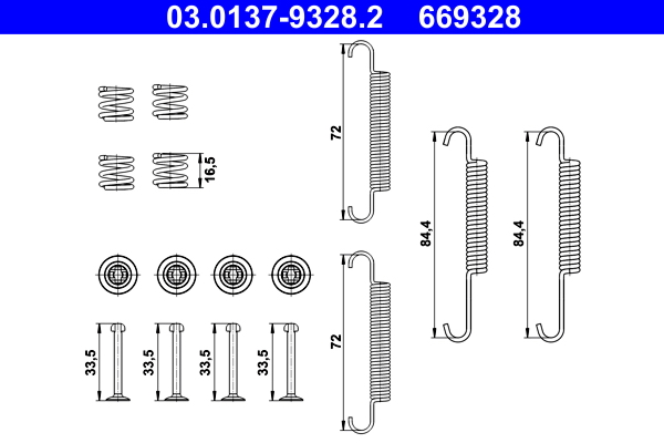 ATE Rem montageset 03.0137-9328.2