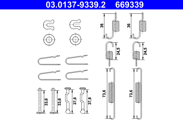 ATE Rem montageset 03.0137-9339.2