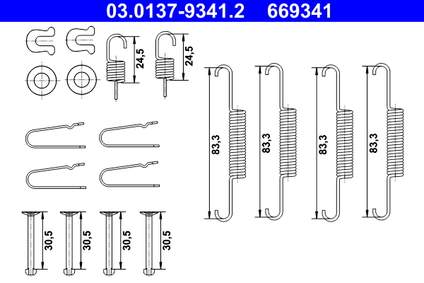 ATE Rem montageset 03.0137-9341.2