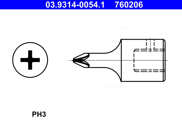 ATE Steeksleutelelement 03.9314-0054.1