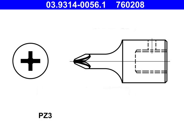 ATE Steeksleutelelement 03.9314-0056.1