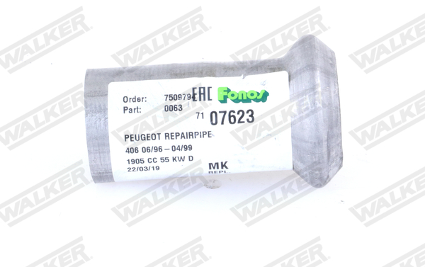 Walker Uitlaatpijp 07623