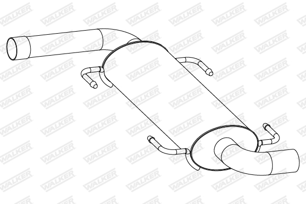 Walker Achterdemper 24320