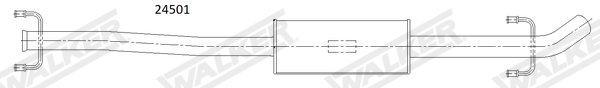 Walker Achterdemper 24501