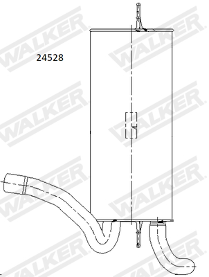 Walker Achterdemper 24528