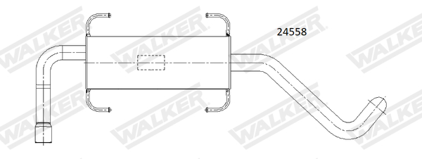 Walker Achterdemper 24558