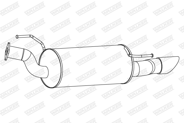 Walker Achterdemper 25286