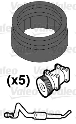 Valeo Koelmiddelbuis pakking 509554