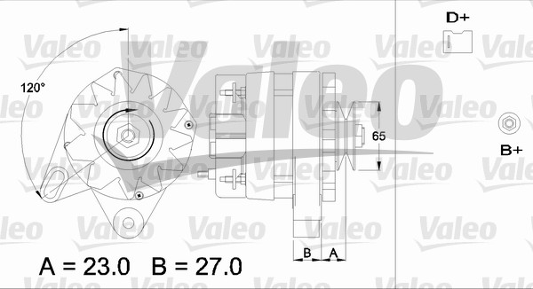 Valeo Alternator/Dynamo 433387