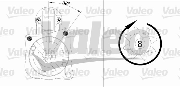 Valeo Starter 455582