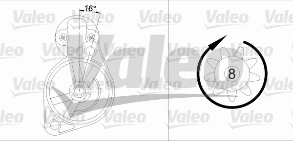 Valeo Starter 455608