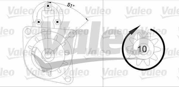 Valeo Starter 455684