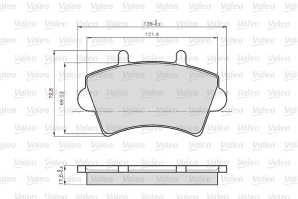 Valeo Remblokset 872613