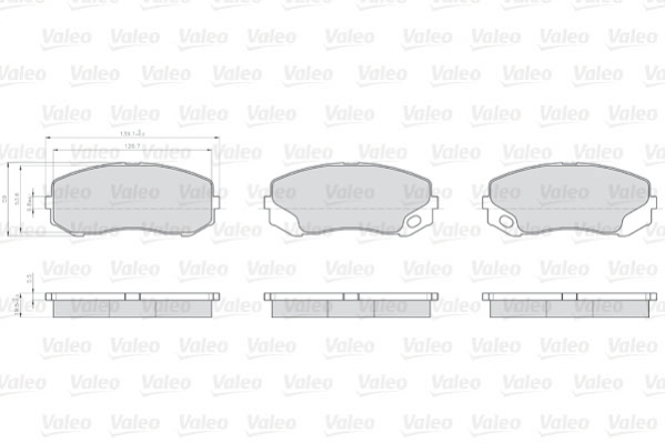 Valeo Remblokset 872249