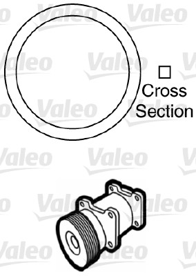 Valeo Koelmiddelbuis pakking 509188