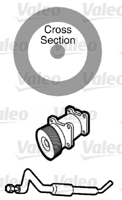 Valeo Koelmiddelbuis pakking 509750