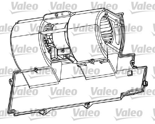 Valeo Kachelventilator 698511