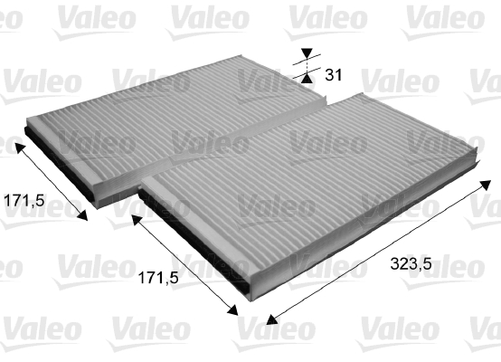 Valeo Interieurfilter 698863