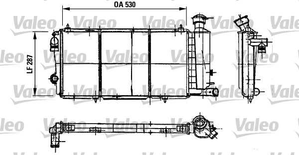 Valeo Radiateur 730897