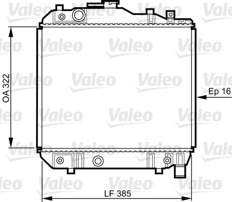 Valeo Radiateur 731042