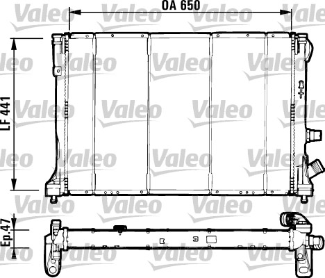 Valeo Radiateur 731129