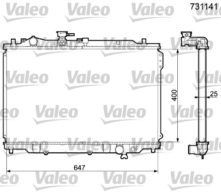 Valeo Radiateur 731141