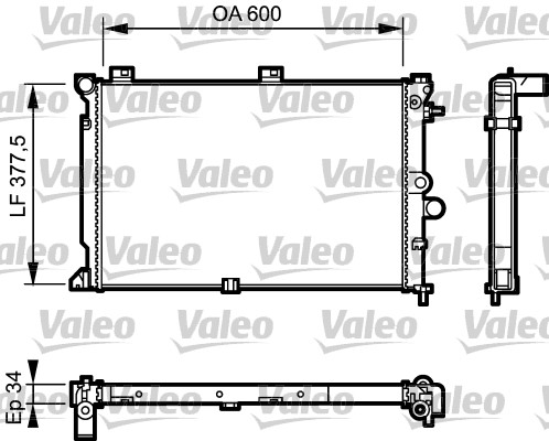 Valeo Radiateur 731170