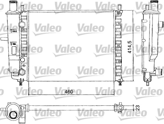Valeo Radiateur 731304