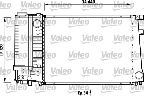 Valeo Radiateur 731510