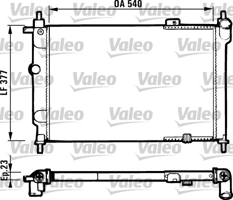 Valeo Radiateur 731551