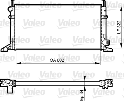 Valeo Radiateur 731594