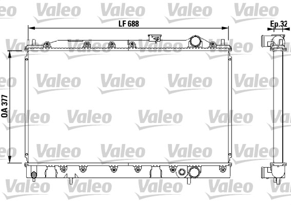 Valeo Radiateur 731644