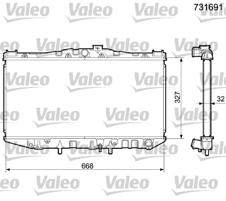 Valeo Radiateur 731691