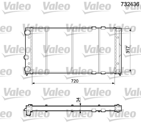 Valeo Radiateur 732436