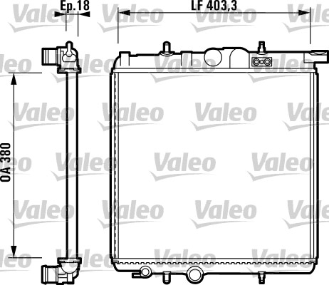 Valeo Radiateur 732885