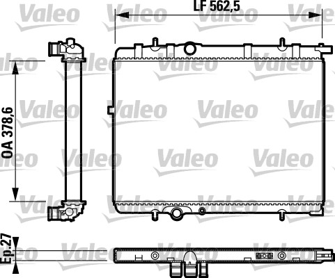 Valeo Radiateur 732893