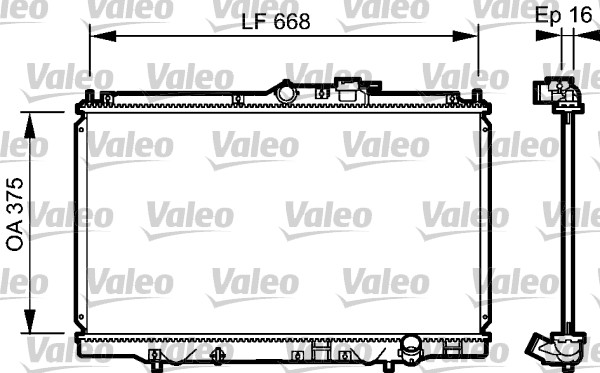 Valeo Radiateur 734114