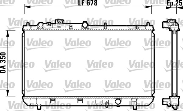Valeo Radiateur 734122