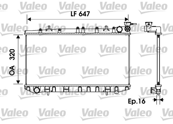Valeo Radiateur 734151