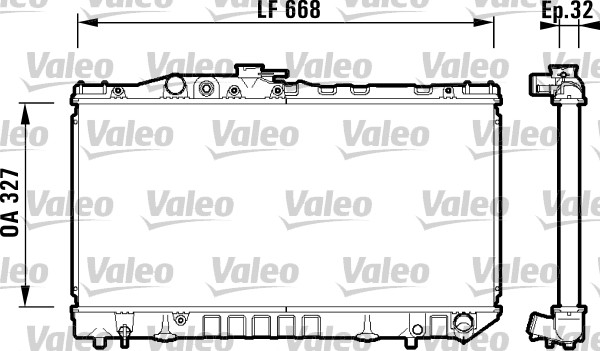 Valeo Radiateur 734180