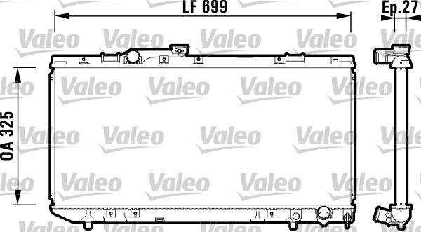 Valeo Radiateur 734181