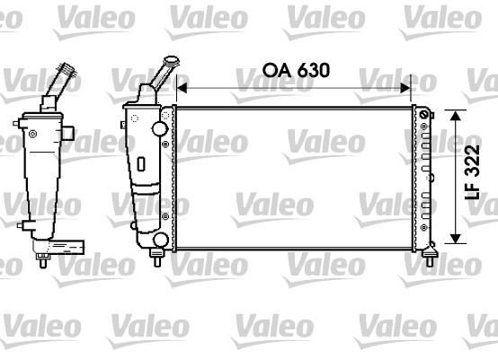 Valeo Radiateur 734238