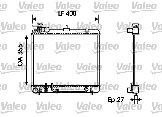 Valeo Radiateur 734254