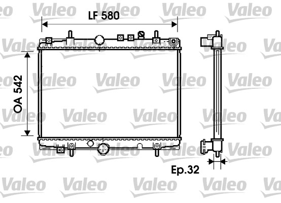 Valeo Radiateur 734279