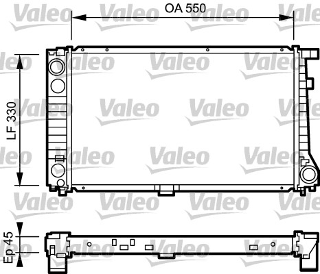 Valeo Radiateur 734289